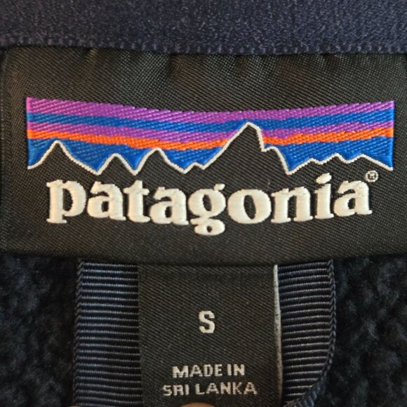 Patagonia Better Sweater Fleece Full Zip Vest Navy Blue Small - Picture 11 of 13